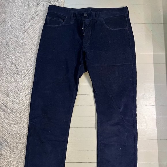 American Trench Navy Cords (Like New) 34 Waist - Picture 1 of 4